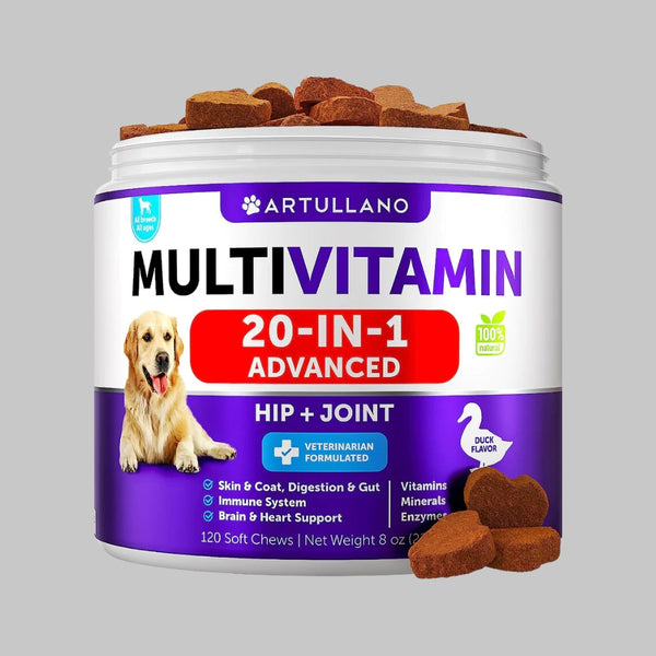 Dog Vitamins and Supplements - Senior & Puppy Multivitamin for Dogs